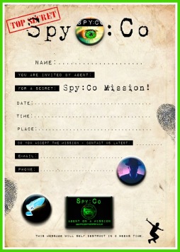Free Spy Party invitation from Spy:Co Free Spy Party invitation from Spy:Co