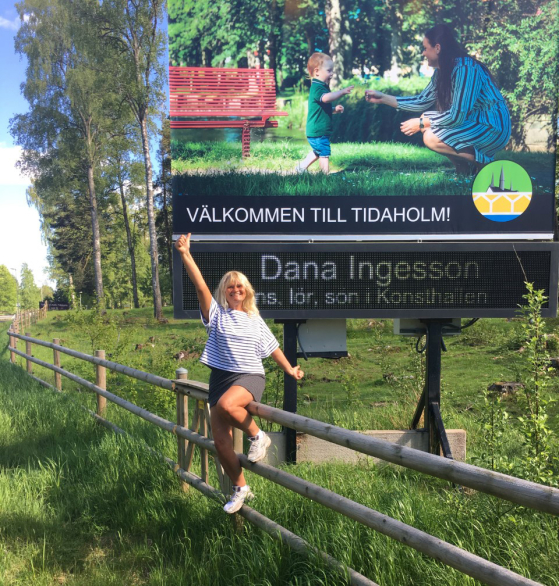 Digital poster for Danas ehibition in home city Tidaholm Digital poster for Danas ehibition in home city Tidaholm