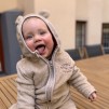 Kungsholmen baby-hoodie - Baby-hoodie BEIGE Stl 74/80