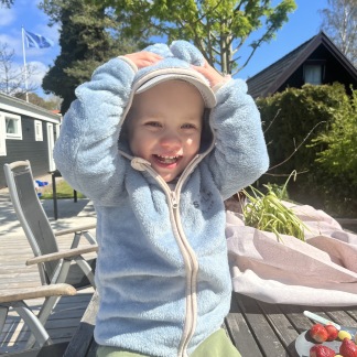 Kungsholmen baby-hoodie - Baby-hoodie BLÅ 62/68
