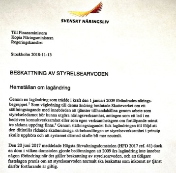 Förslag framtaget av Svenskt Näringsliv Förslag framtaget av Svenskt Näringsliv