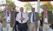 Delegates from the UK; Richard Mann, John Kemp, Les Gould, Nigel Metson