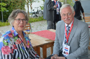 Delegates from the Netherlands; Marianne & Frans Simons