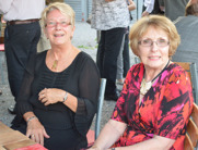 On right is Moira O'Reilly from Autrailia together with her friend from England, Christine