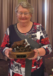 Jan Wills was greatly thanked for serving eight years as the Secretary General