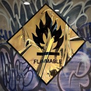 Flammable gold