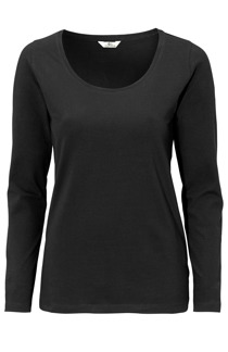Alice Top Black, ekobomull - M
