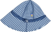 Solhatt, stripe blue