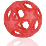 Leksak Stjärnboll i naturgummi, röd