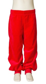 Babybyxa velour röd Jny - 56