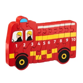 Pussel 1-10 brandbil eko & fairtrade - 