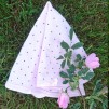 Snuttefilt rosa dotty