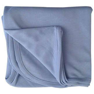 Infinity Solid Blanket - Oekotex,  celestial blue - 