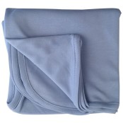 Infinity Solid Blanket - Oekotex,  celestial blue