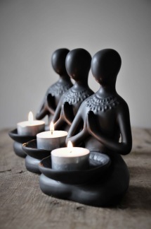 Yoga candleholder - 