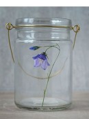 Blåklocka glas hänglykta