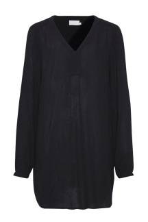 Amber v- neck tunic, black - 38