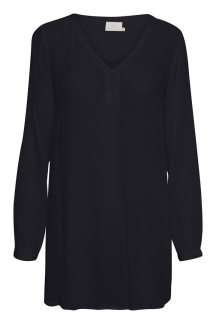 Amber v- neck tunic, midnight marine - 38