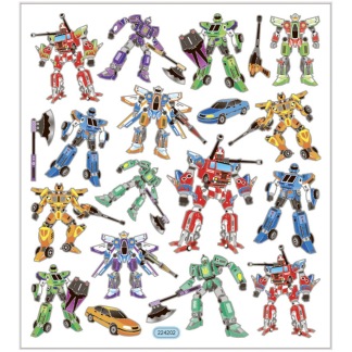 Klistermärken, Transformers - 