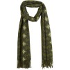 Vinterscarf, mönstrad - Olive
