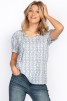 Lily Blouse Reef blue - S