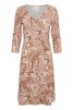 CRLulla klänning, Rose Brown Paisley - XL