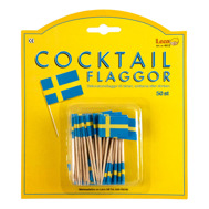 Cocktailflaggor Svensk flagga