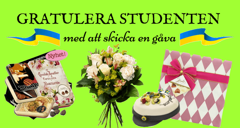GRATULERA STUDENTEN MED EN GÅVA GRATULERA STUDENTEN MED EN GÅVA