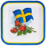 papptallrikar-svenska-flaggan