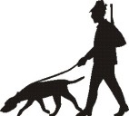 Jägare med hund