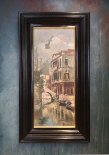 Sekelskiftesram till Venedigmålning