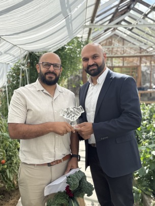Hamid Raziullah och Wahid Raziullah  Vinnare årets företag 2024.  Foto: Torbjörn Kvarefelt