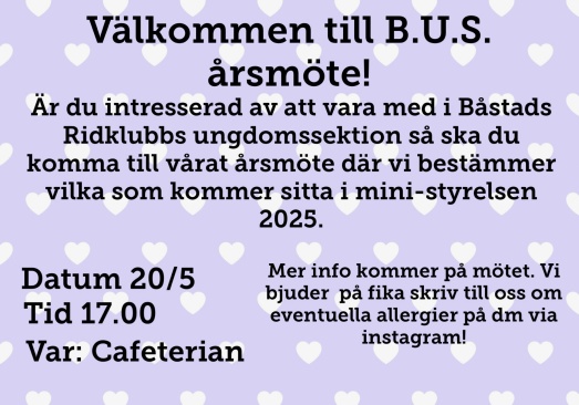 Årsmöte BUS 2025 Årsmöte BUS 2025