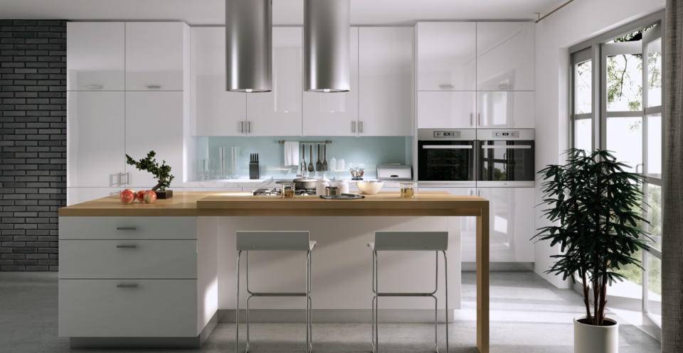 Vita högblanka och släta köksluckor. Design W08 och i färg White Highgloss. Vita högblanka och släta köksluckor. Design W08 och i färg White Highgloss.