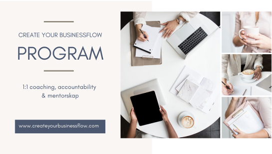 Programmet Create your businessflow Programmet Create your businessflow
