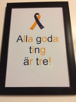 Poster Alla goda ting är tre