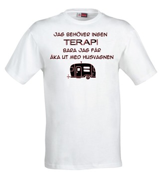 T-shirt Terapi husvagn
