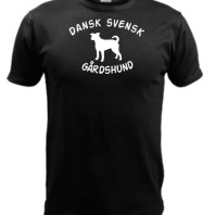 T-shirt dansk svensk gårdshund stort tryck