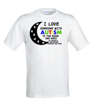 I love some one with autism t-shirt
