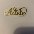 Namn på A i guld outlet - Adele