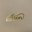 Namn på A i guld outlet - Aron