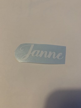 Namn på J i vitt outlet - Janne