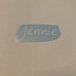 Namn på J i vitt outlet - Jennie