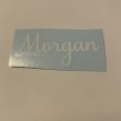 Namn på M i vitt outlet - Morgan
