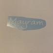 Namn på M i vitt outlet - Mayram