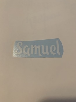 Namn på S-T i vitt outlet - Samuel