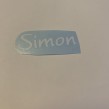 Namn på S-T i vitt outlet - Simon