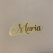 Namn på M i guld outlet - Maria