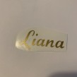 Namn på L i guld outlet - Liana