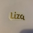 Namn på L i guld outlet - Liza